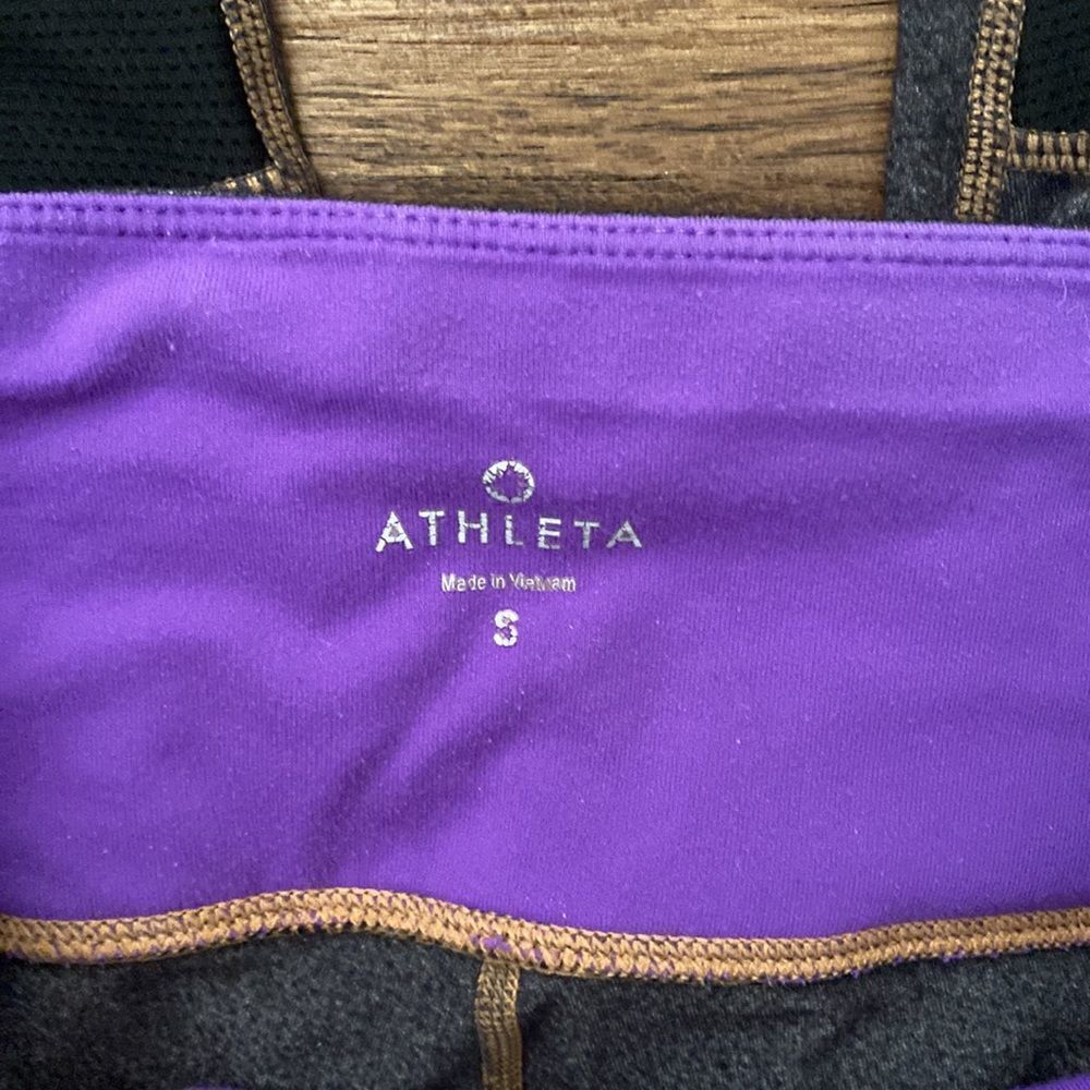 Athleta gray everyday athletic yoga capri leggings small - Picture 3 of 7